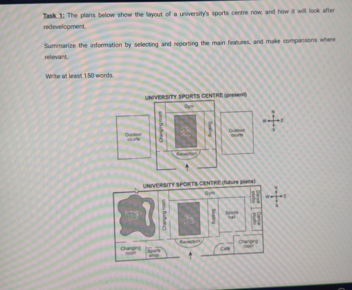 Image for topic: The map show the layout of university now and in the future.