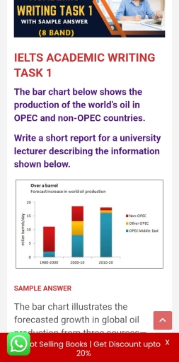 Image for topic: The bar chart velow shows the production of the world's oil in OPEC and non-OPEC countries.