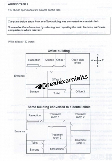 Image for topic: The plans below show how an office building was converted to a dental clinic
