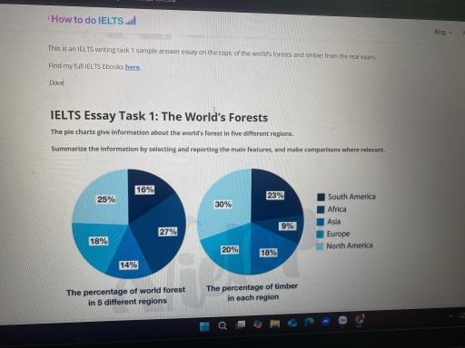 Image for topic: The chants give infonmation about the world forest in five different regions. Summarize the information by selecting and reporting the main features, and make comparisions where relevant: