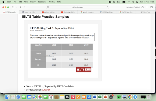 Image for topic: the table below shows information and prediction regarding to change in percentage of the population aged 65 and above in three countries
