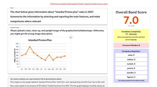 Image for topic: The chart below gives information about "Istanbul Promo plus" sales in 2007. Summarise the information by selecting and reporting the main features, and make comparisons where relevant