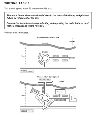 Image for topic: The maps below show an industrial area in the town of Norbiton, and planned future development of the site.